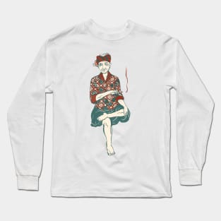 People of Bali - Grandpa Long Sleeve T-Shirt